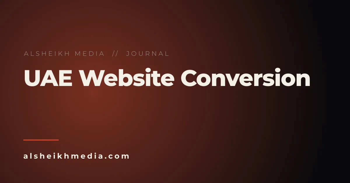 لماذا لا يُحوِّل موقعك الإلكتروني الزوار إلى عملاء — 7 إصلاحات لمواقع الشركات في الإمارات